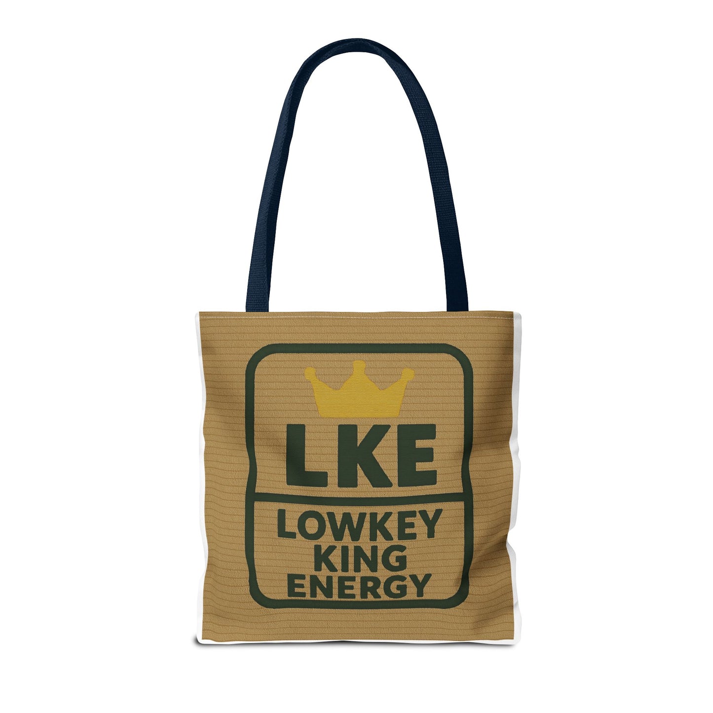 LOWKEY HEALING ENERGY TOTE BAG- EMPOWERED, GROUNDED, ROYAL.