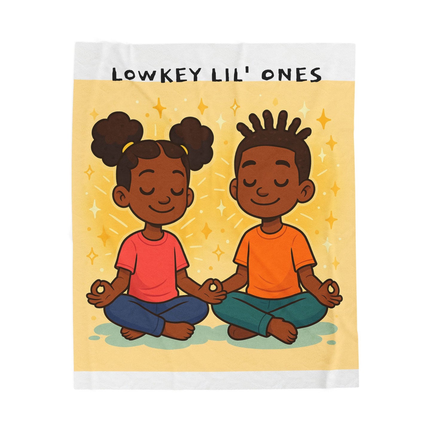 LOWKEY HEALING KIDS BLANKET- MINDFUL SNUGGLES & SOOTHING VIBES