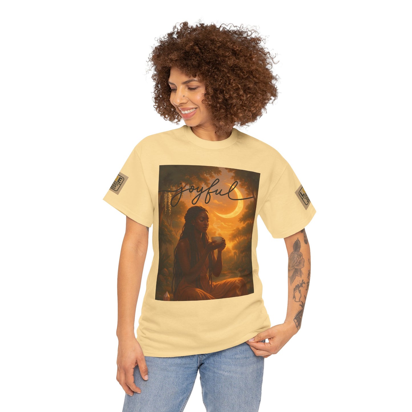 LOWKEY QUEEN TEE- GRACEFOL.GROUNDED. GLOWING