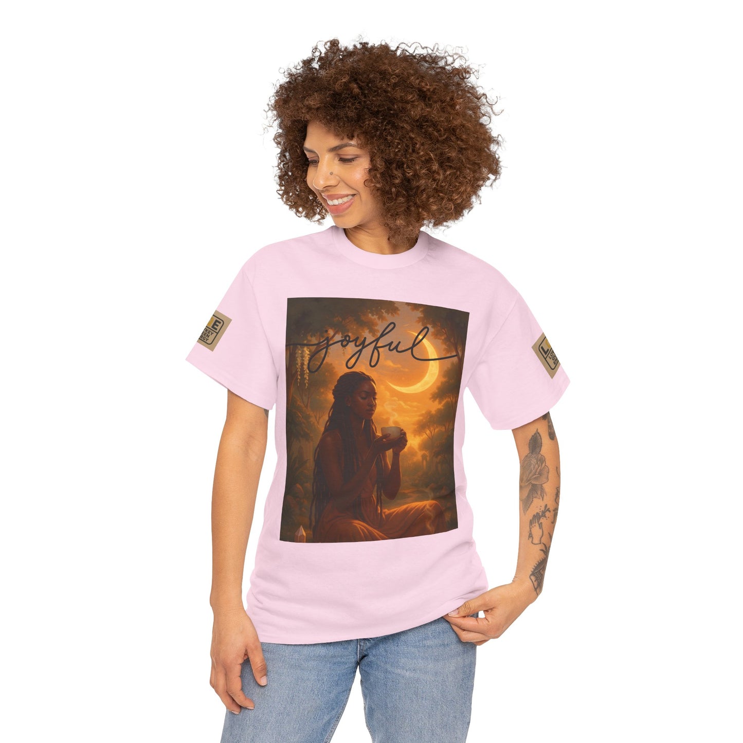 LOWKEY QUEEN TEE- GRACEFOL.GROUNDED. GLOWING