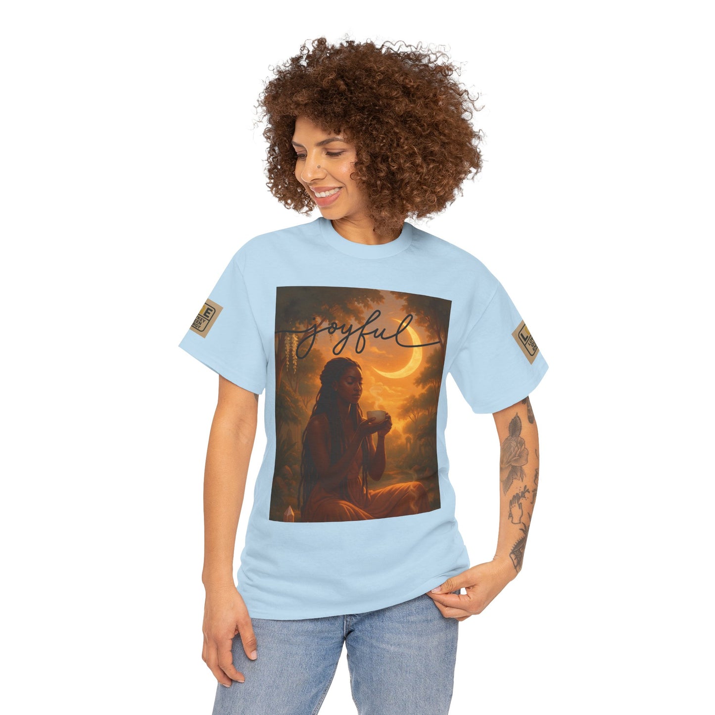 LOWKEY QUEEN TEE- GRACEFOL.GROUNDED. GLOWING