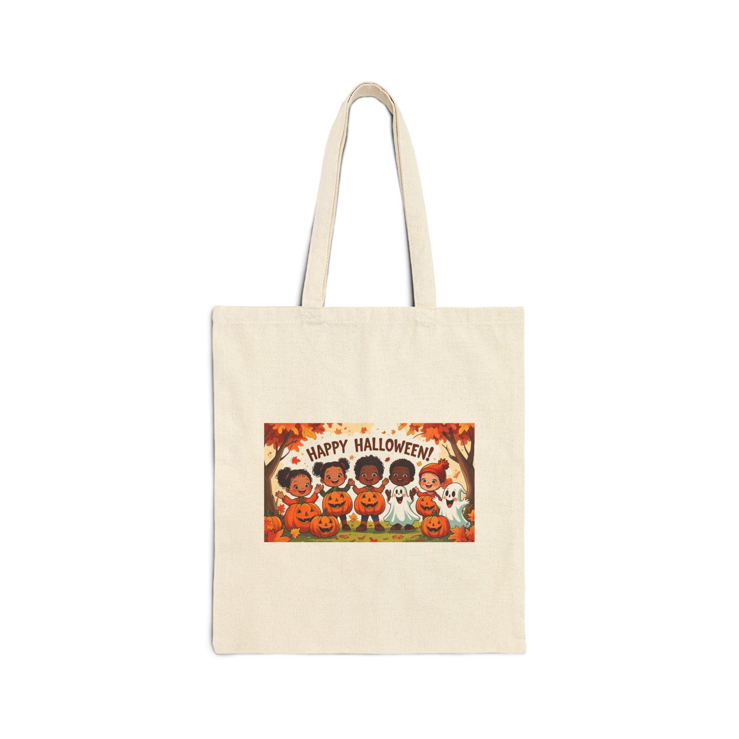 "Happy Halloween" Kids Trick-Or-Treat Tote- Lowkey lil' Ones
