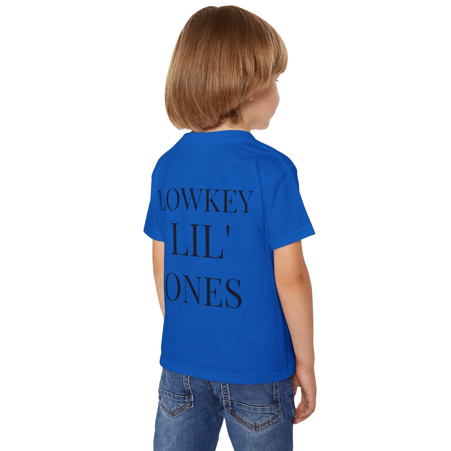 "LOWKEY LIL' ONES MOON & STARS TODDLER SHIRT-SOFT AFFIRMATION TEE FOR KIDS, GENTLE STRENGTH, DREAMY COMFORT"