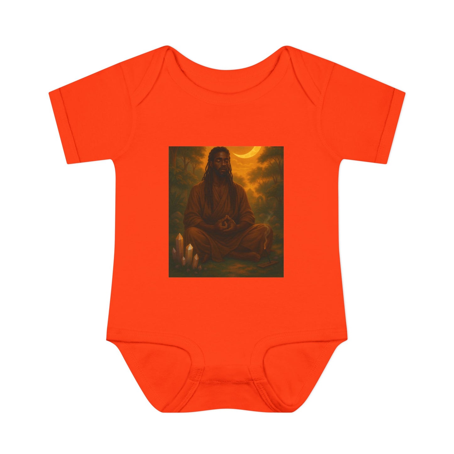 Serene Baby Bodysuit - Mindful Infant Outfit, Newborn Gift, Yoga Baby Clothes, Baby Shower Present, Spiritual Onesie