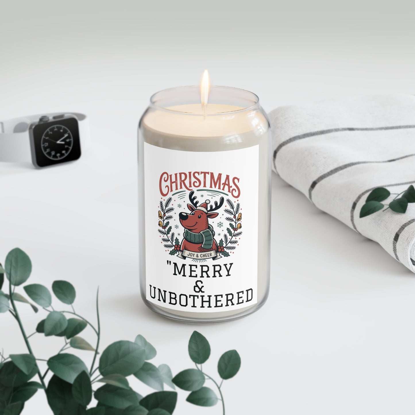 Merry & Unbothered Holiday Candle