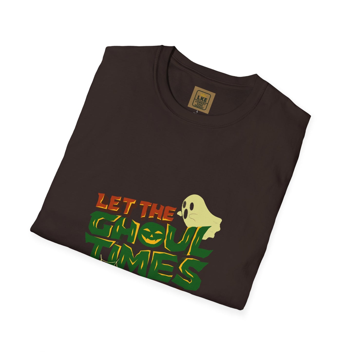 "Let The Ghoul Times Roll-Men's Halloween Tee"