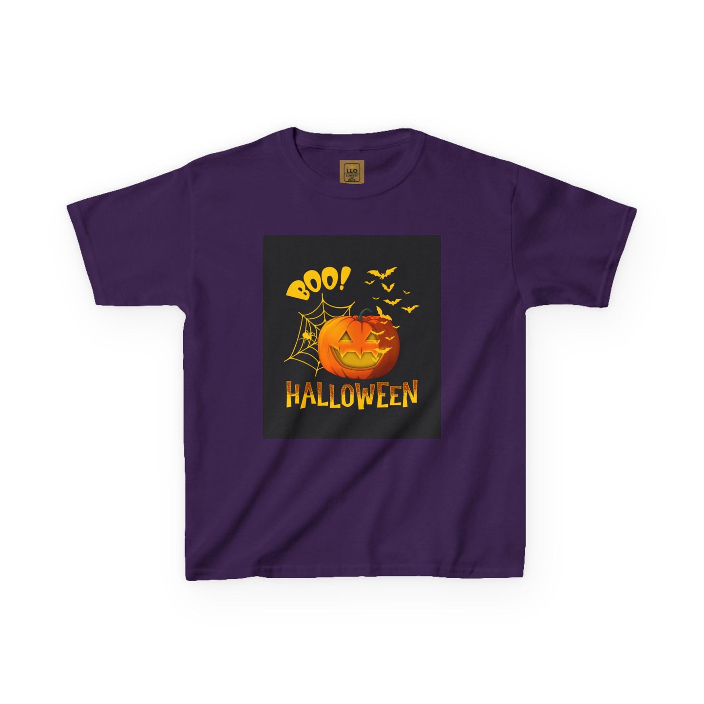 "Boo Halloween" Kids Halloween Tee- Lowkey Lil' Ones Collection