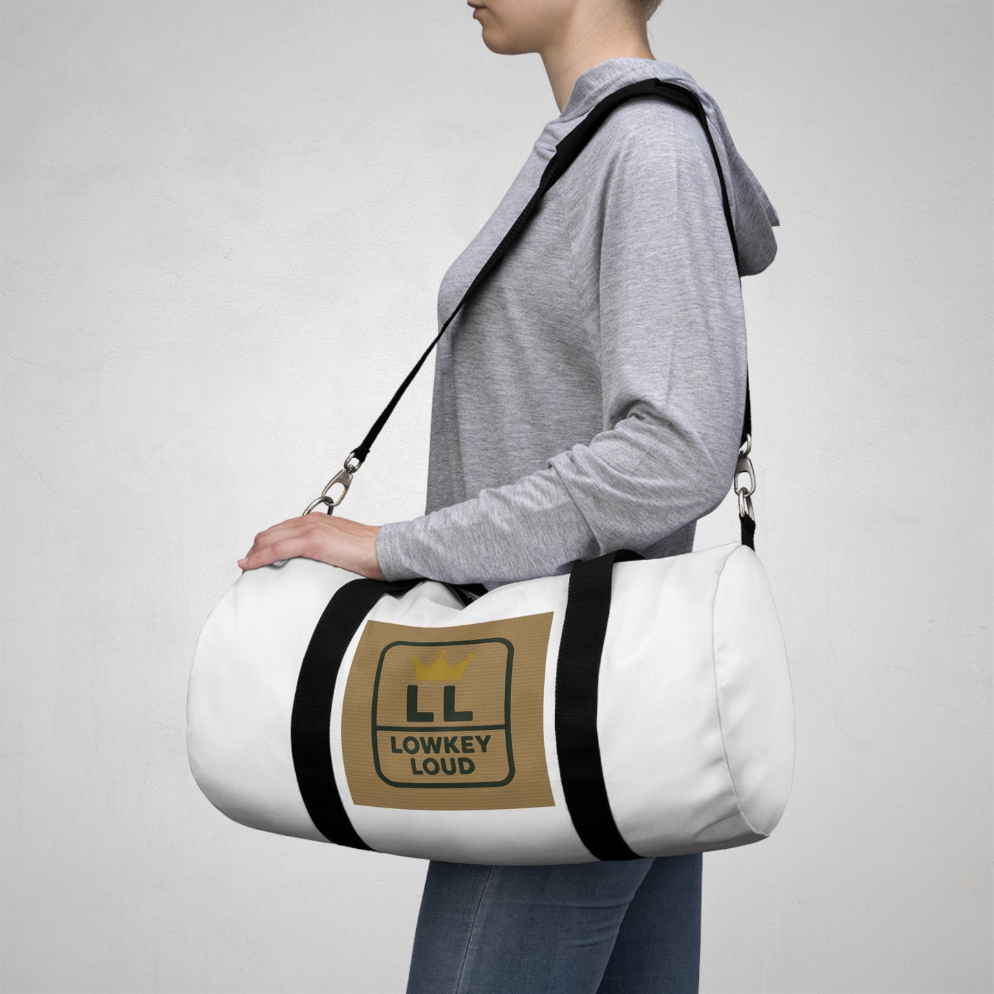 LOWKEY LOUD TRAVEL BAG- SOFT SOUL, STRONG VIBES