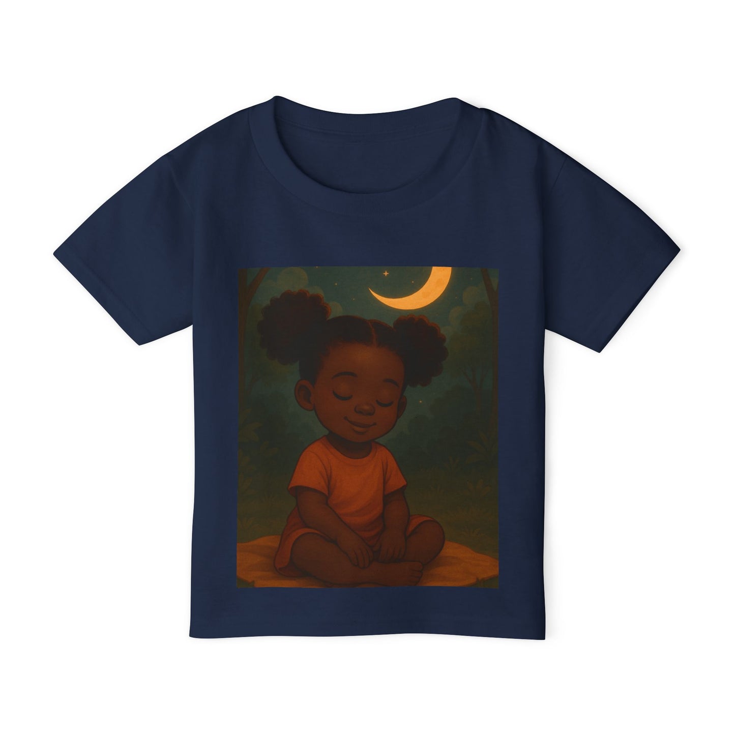"LOWKEY LIL' ONES MOON & STARS TODDLER SHIRT-SOFT AFFIRMATION TEE FOR KIDS, GENTLE STRENGTH, DREAMY COMFORT"