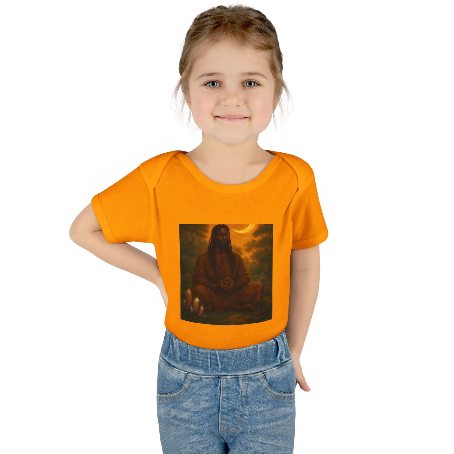 Serene Baby Bodysuit - Mindful Infant Outfit, Newborn Gift, Yoga Baby Clothes, Baby Shower Present, Spiritual Onesie