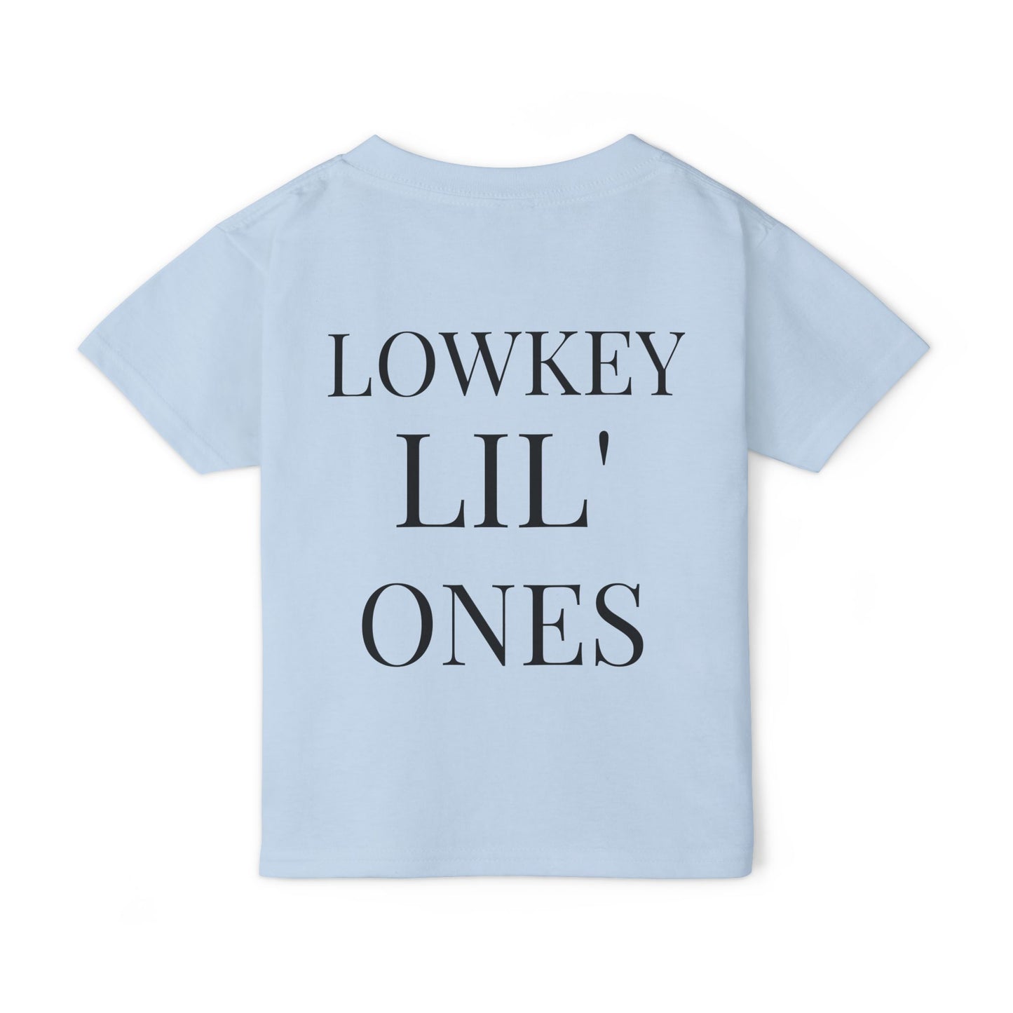 "LOWKEY LIL' ONES MOON & STARS TODDLER SHIRT-SOFT AFFIRMATION TEE FOR KIDS, GENTLE STRENGTH, DREAMY COMFORT"