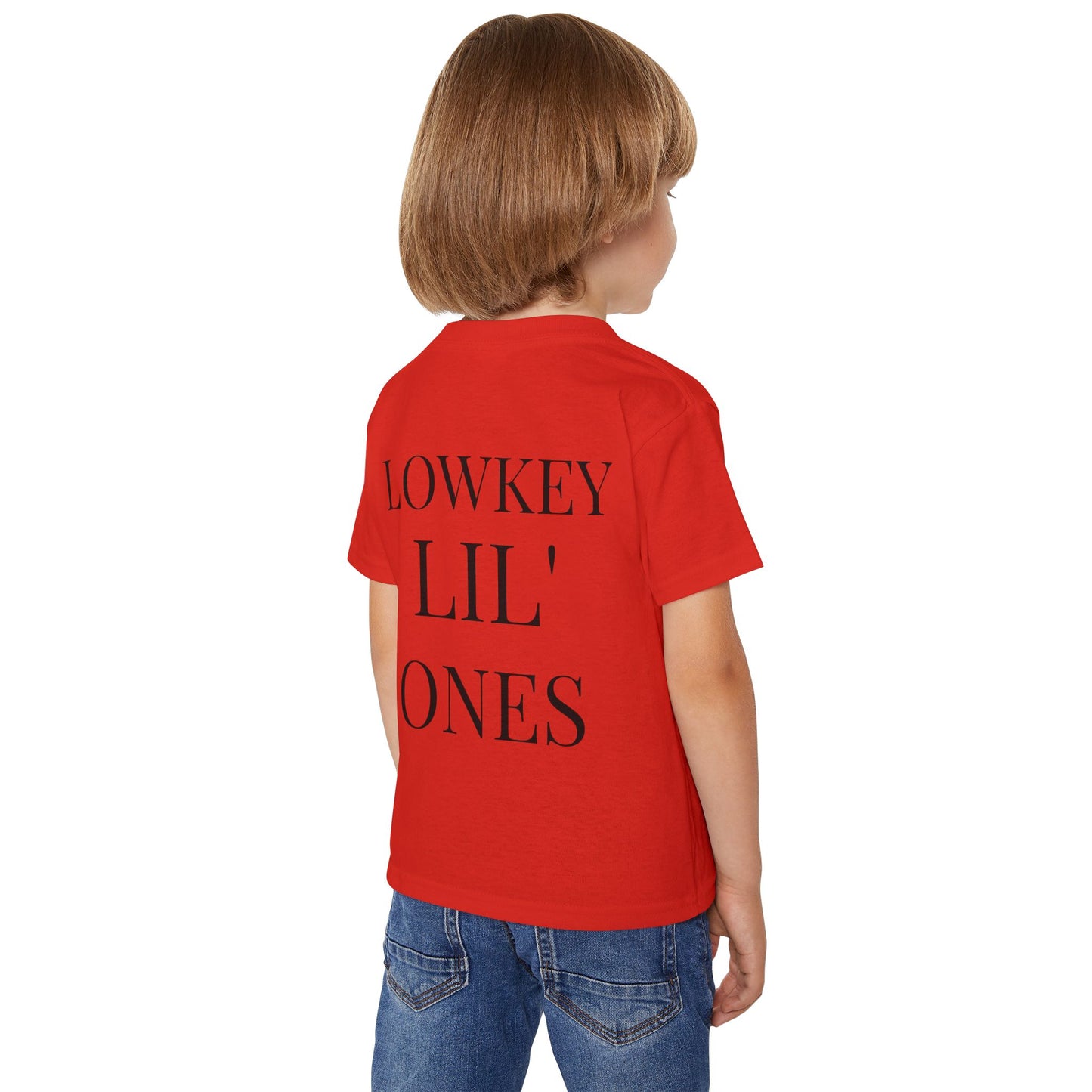 "LOWKEY LIL' ONES MOON & STARS TODDLER SHIRT-SOFT AFFIRMATION TEE FOR KIDS, GENTLE STRENGTH, DREAMY COMFORT"