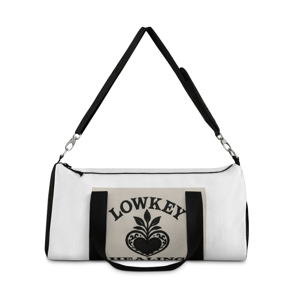 LOWKEY HEALING DUFFLE BAG, PACK LIGHT, HEAL HEAVY