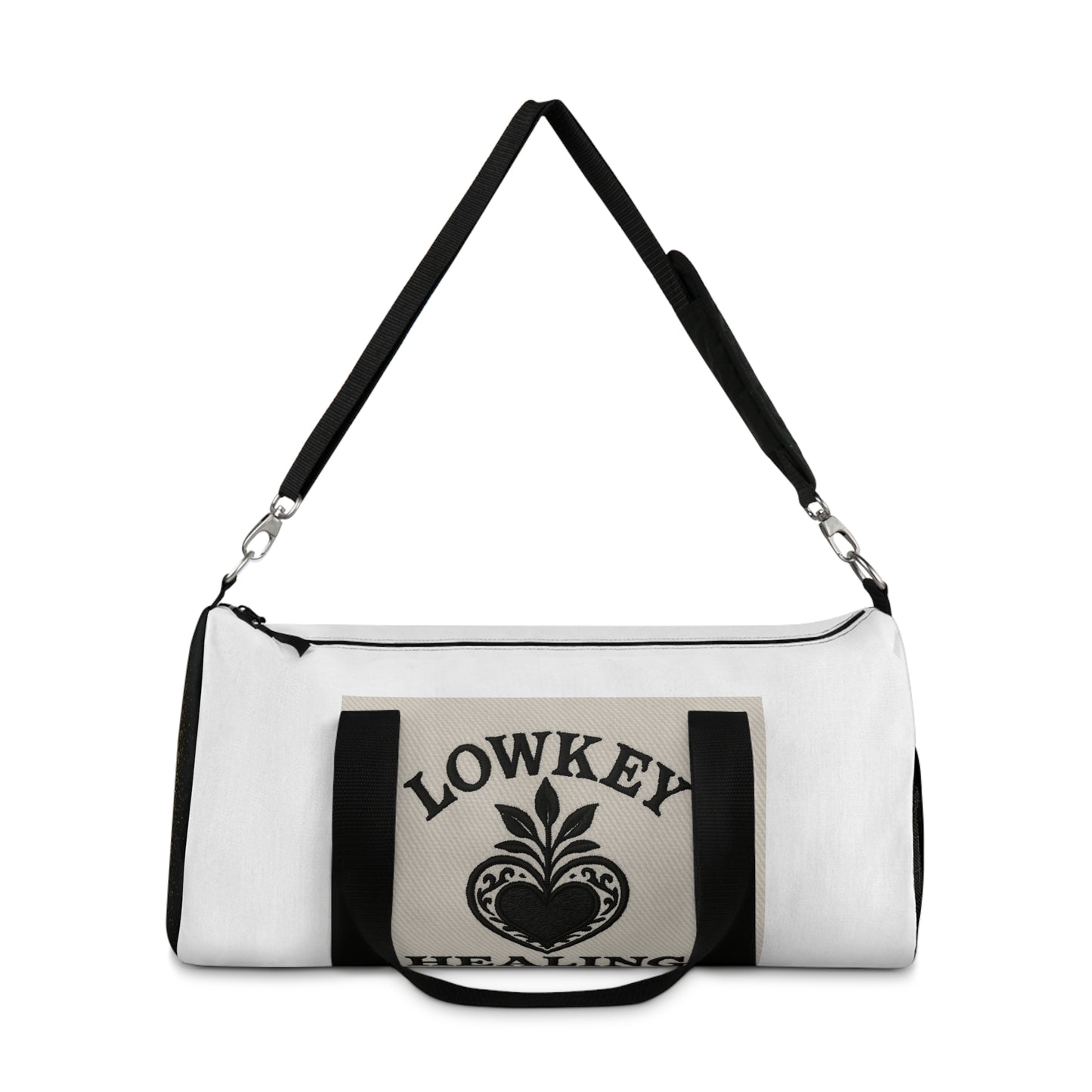 LOWKEY HEALING DUFFLE BAG, PACK LIGHT, HEAL HEAVY