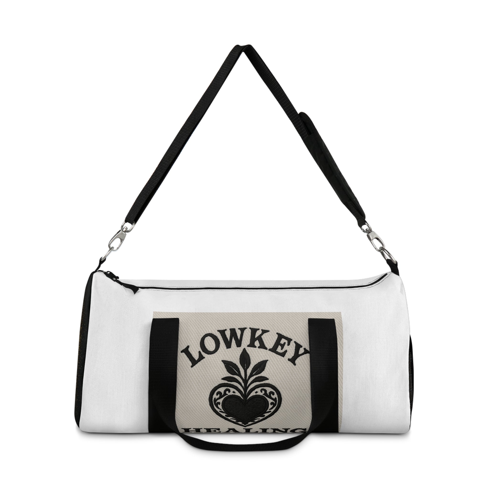 LOWKEY HEALING DUFFLE BAG, PACK LIGHT, HEAL HEAVY