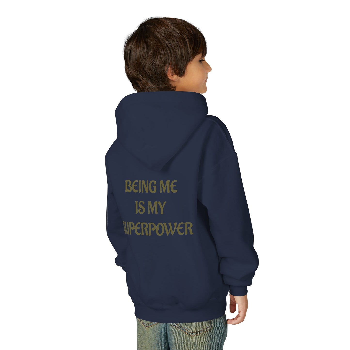 Lowkey Lil' Ones "Peaceful Moon" Youth Hoodie- Calm Energy for Growing Kings