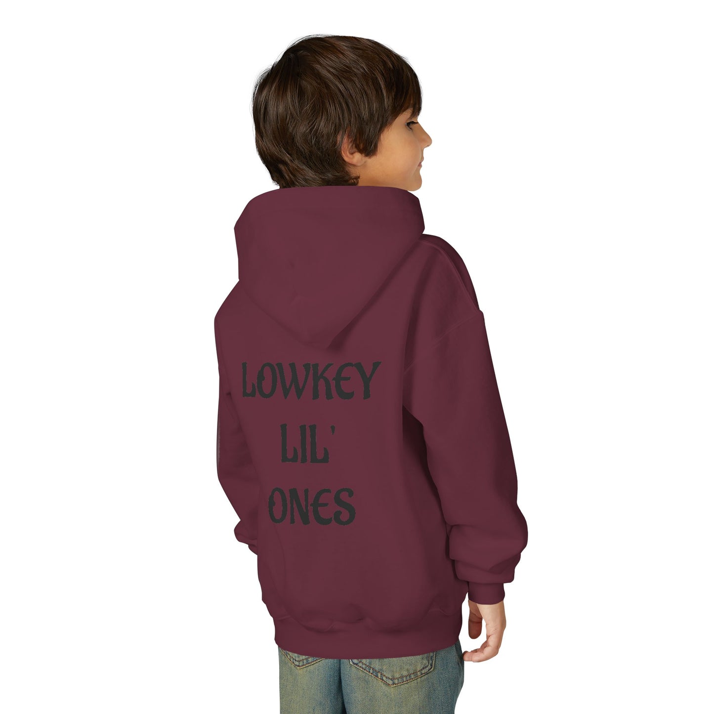 Lowkey Lil' Ones Merry Christmas Penguin Youth Hoodie