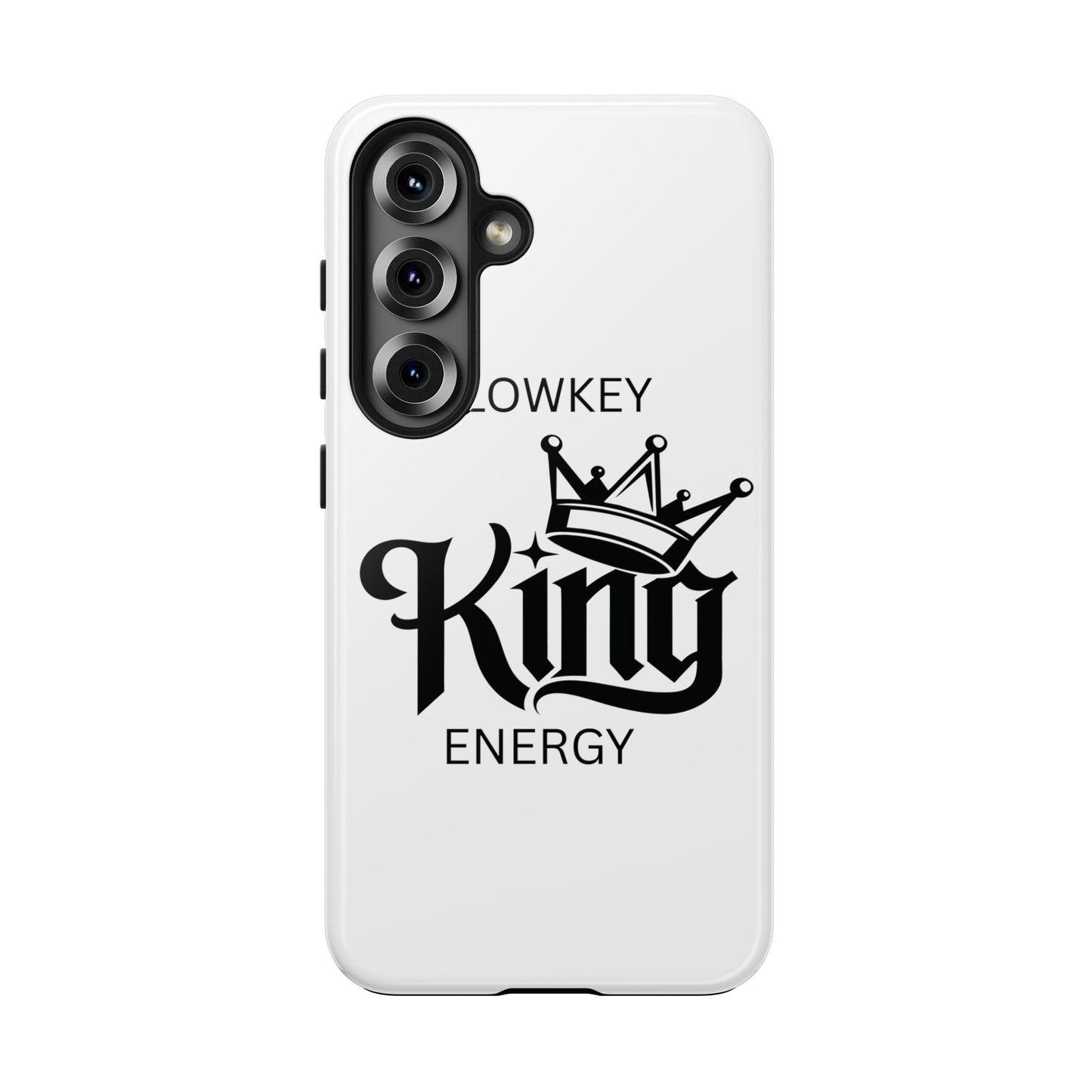 Lowkey King Energy Phone Case — Tough Protective Phone Case