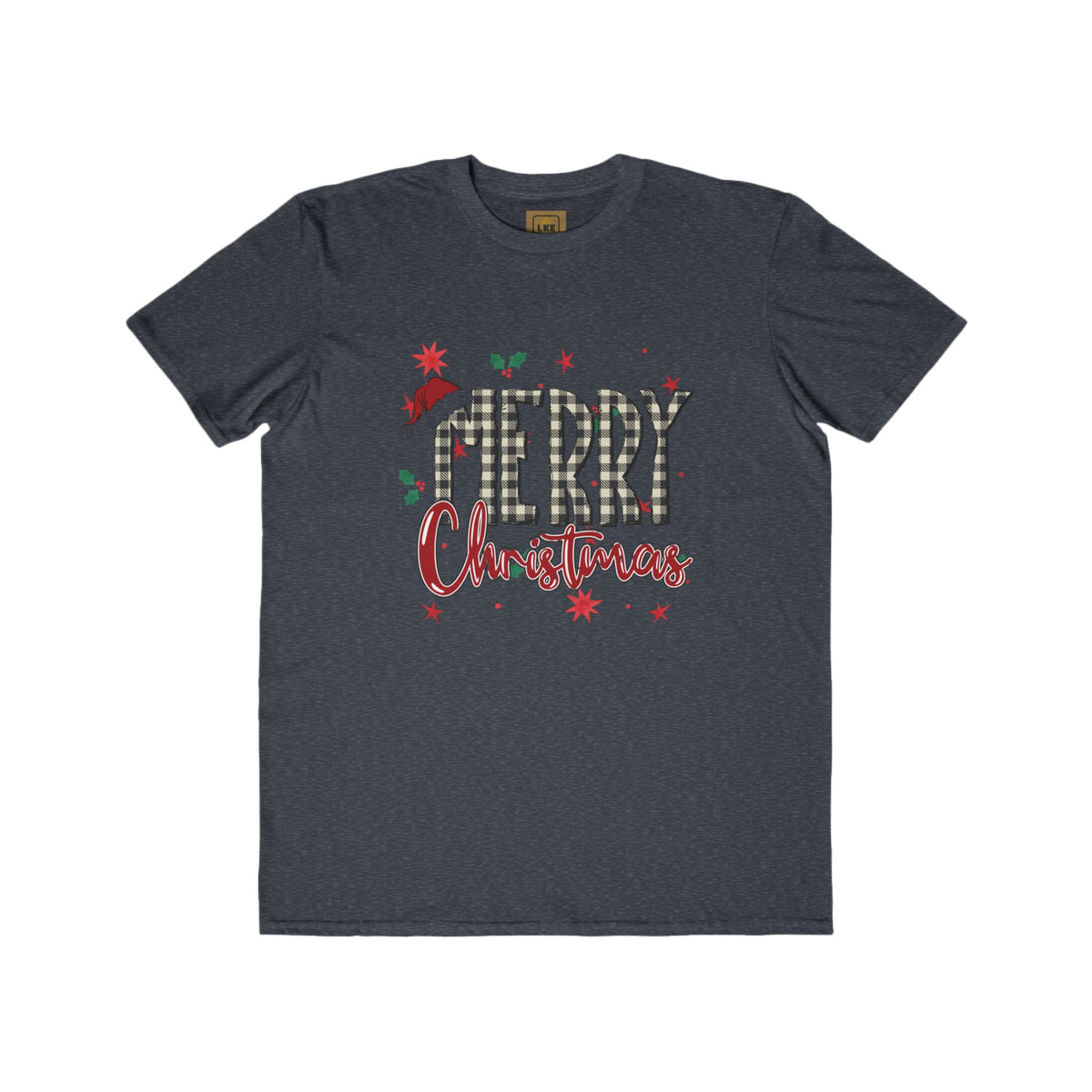 Lowkey Merry Christmas Men's Holiday Tee