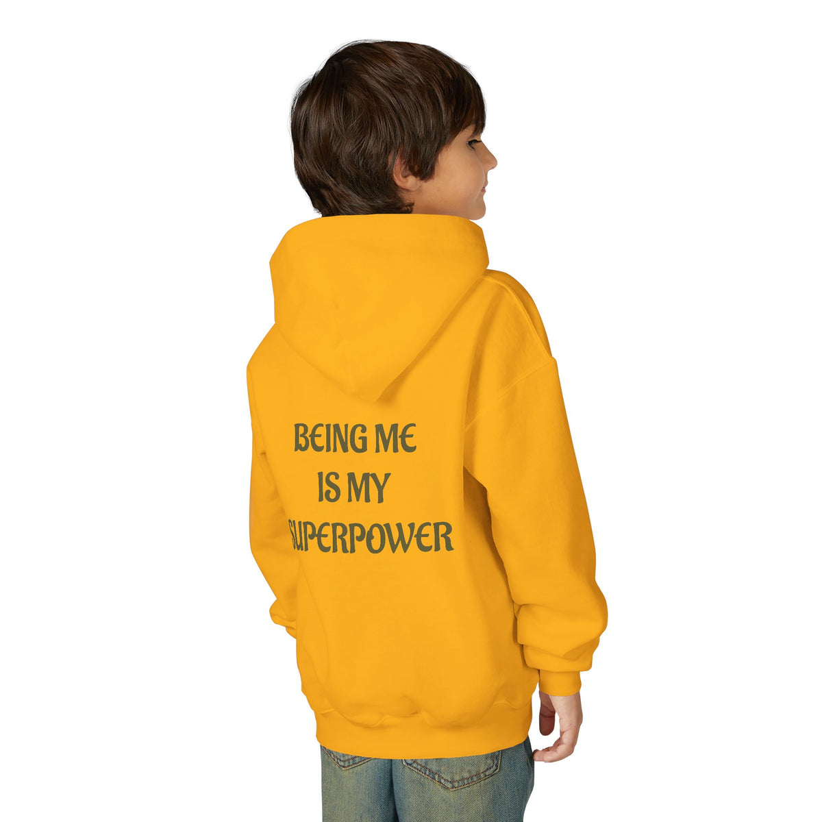Lowkey Lil' Ones "Peaceful Moon" Youth Hoodie- Calm Energy for Growing Kings