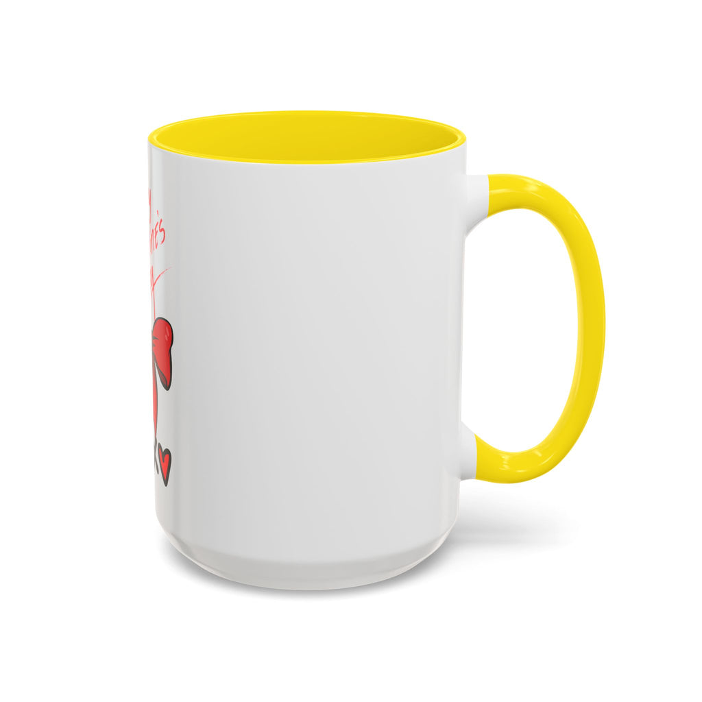 Happy Valentine's Day Bow & Hearts Coffee Mug