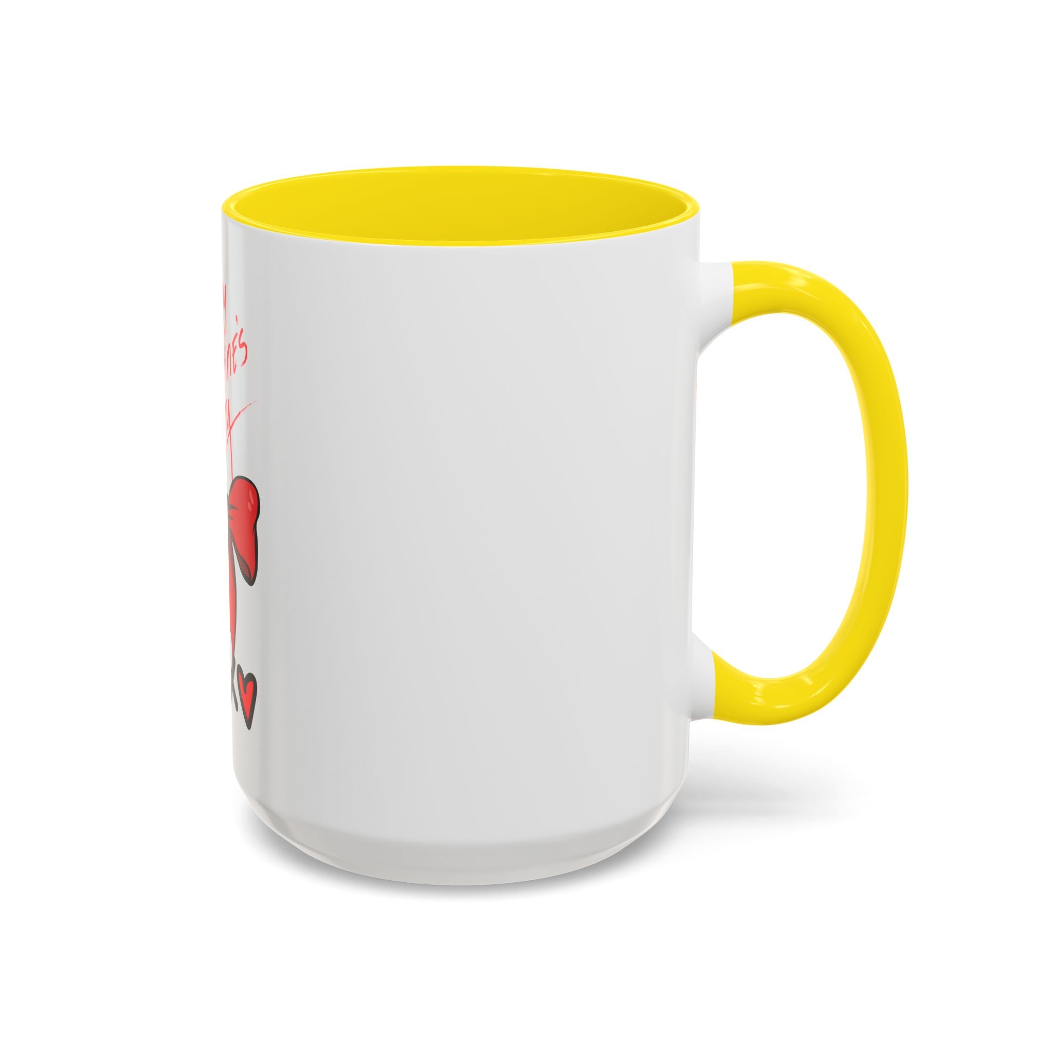 Happy Valentine's Day Bow & Hearts Coffee Mug