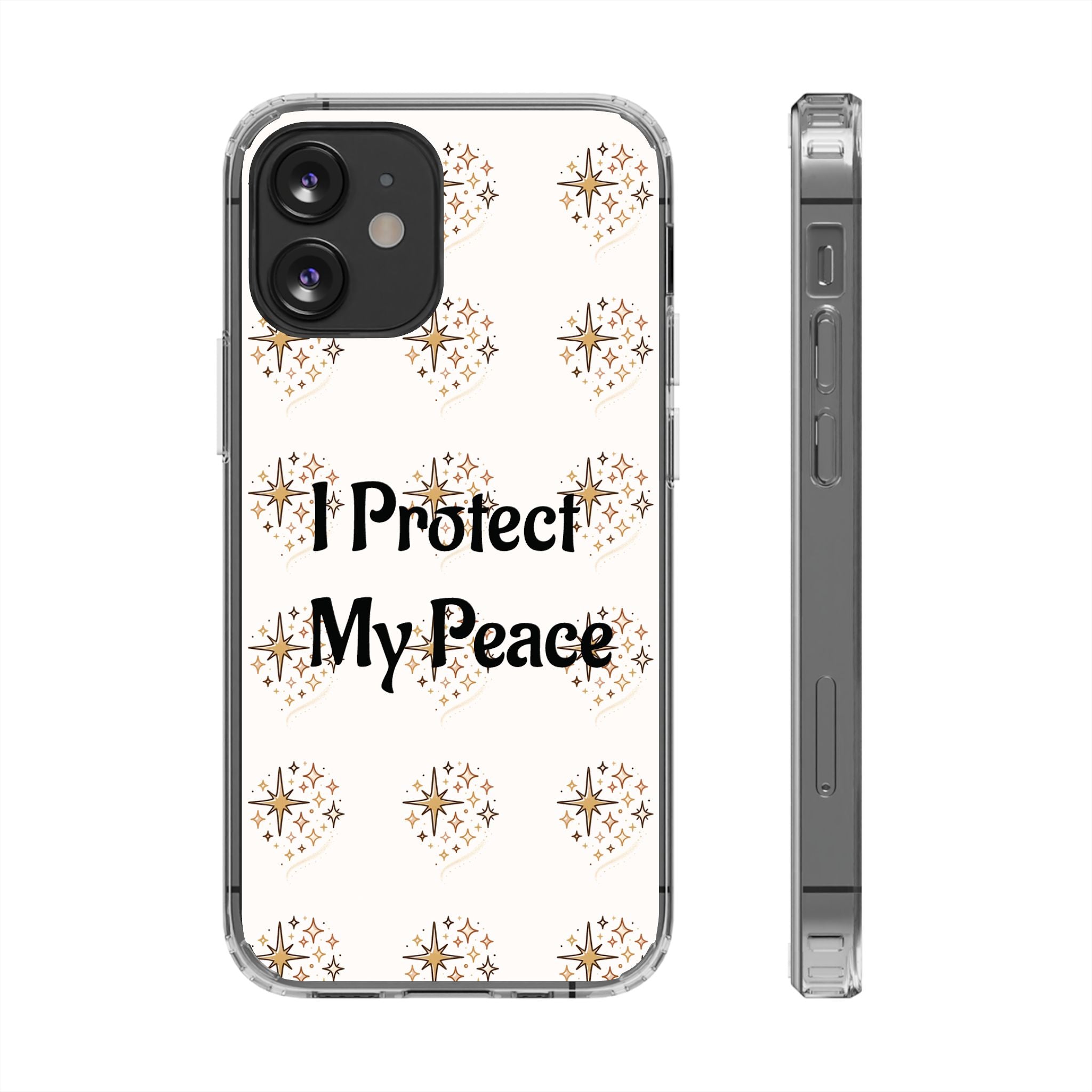 Protect My Peace Clear Impact-Resistant Phone Case