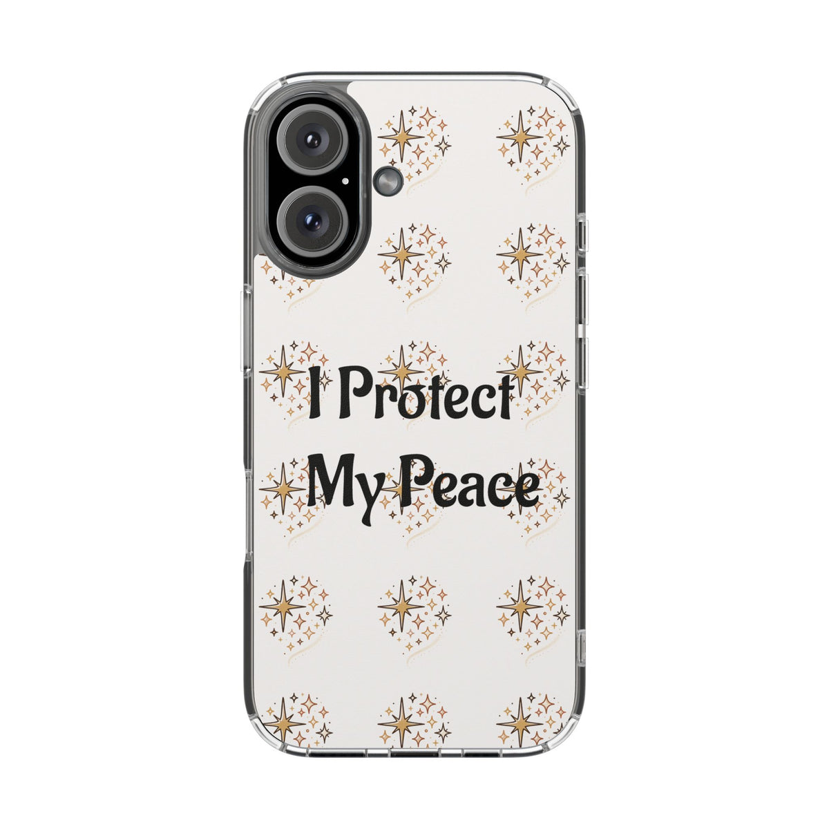 Copy of Protect My Peace Clear Impact-Resistant Phone Case