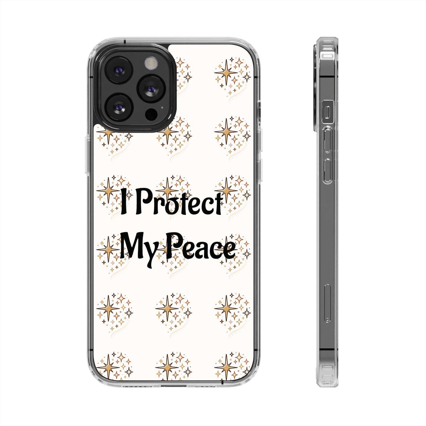 Protect My Peace Clear Impact-Resistant Phone Case