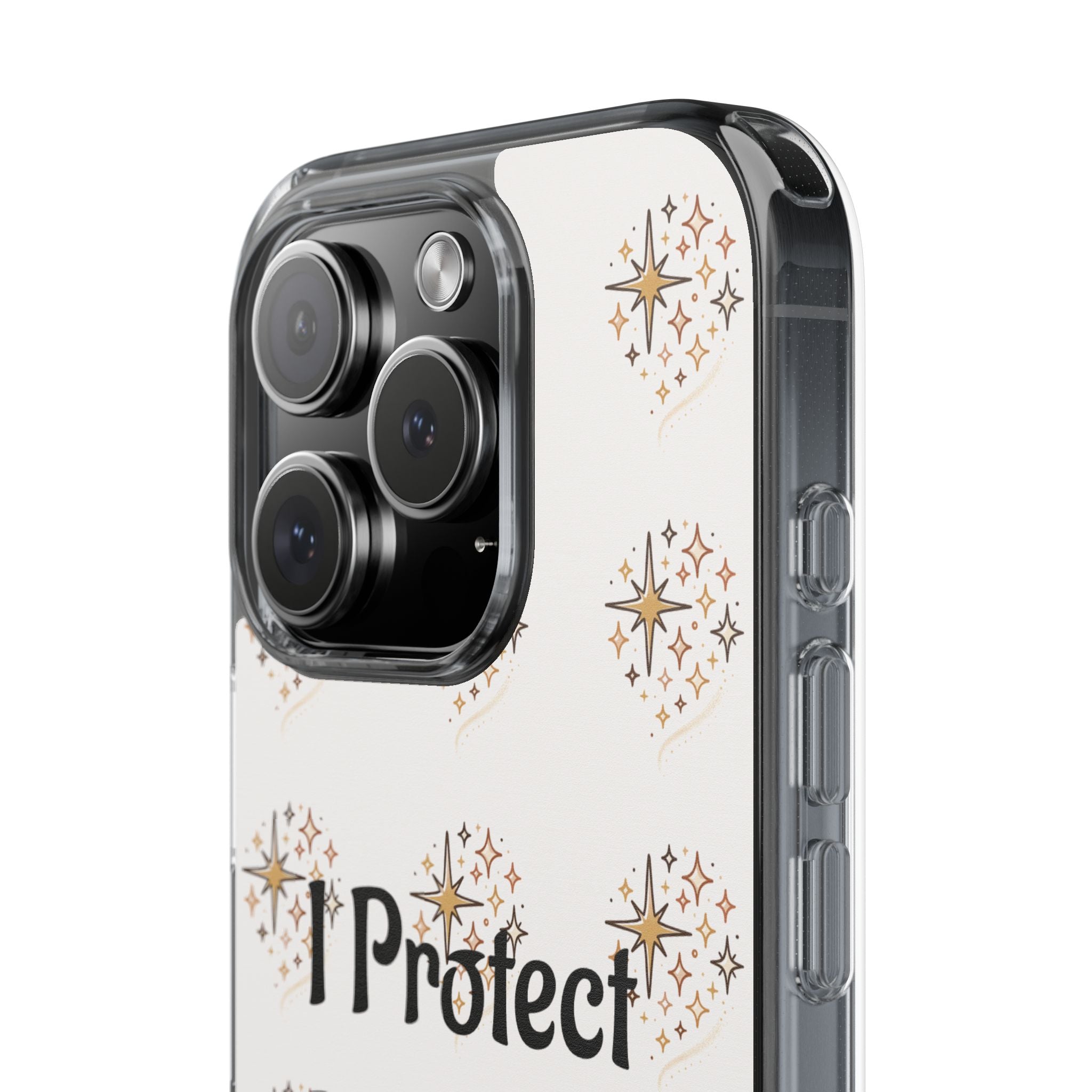Copy of Protect My Peace Clear Impact-Resistant Phone Case