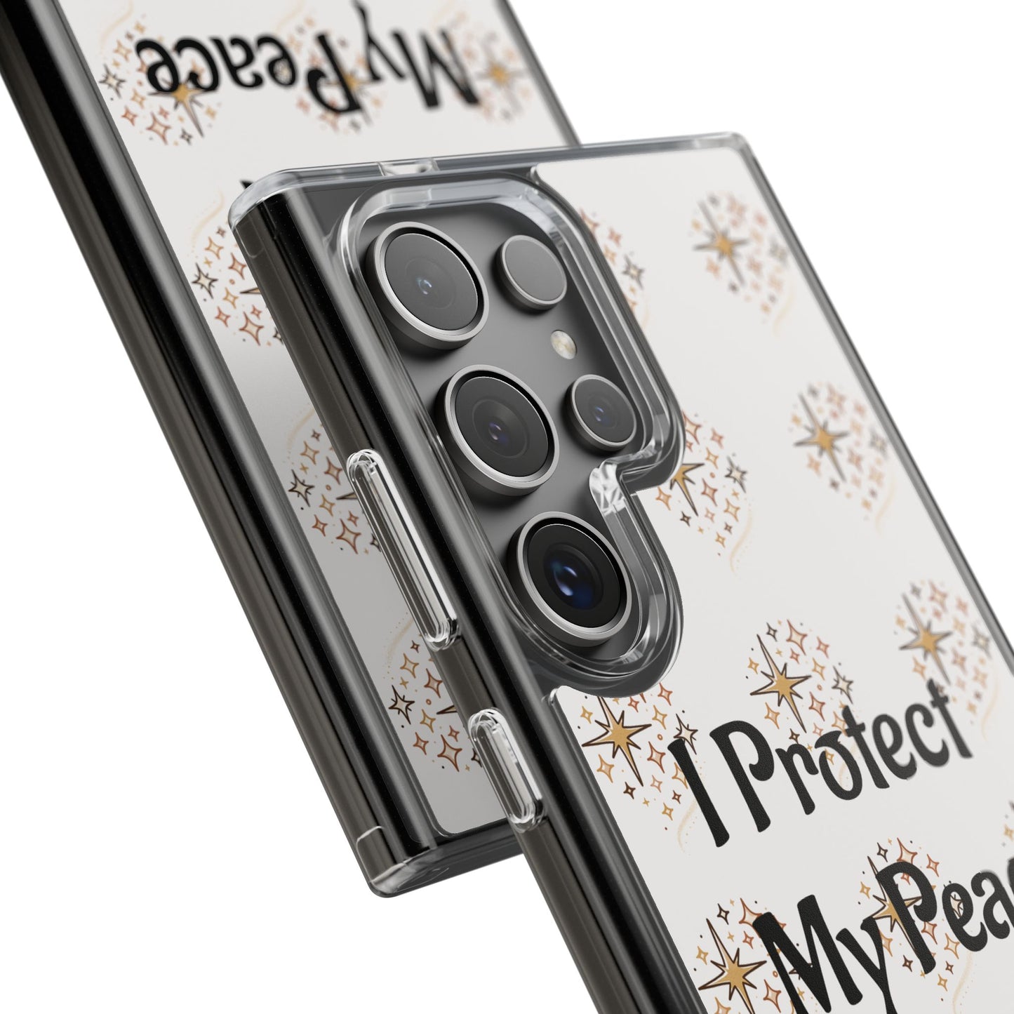 Protect My Peace Clear Impact-Resistant Phone Case