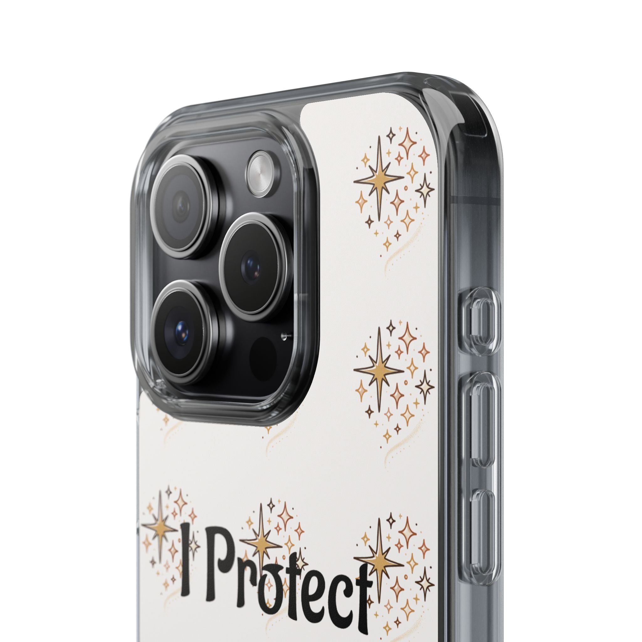 Protect My Peace Clear Impact-Resistant Phone Case