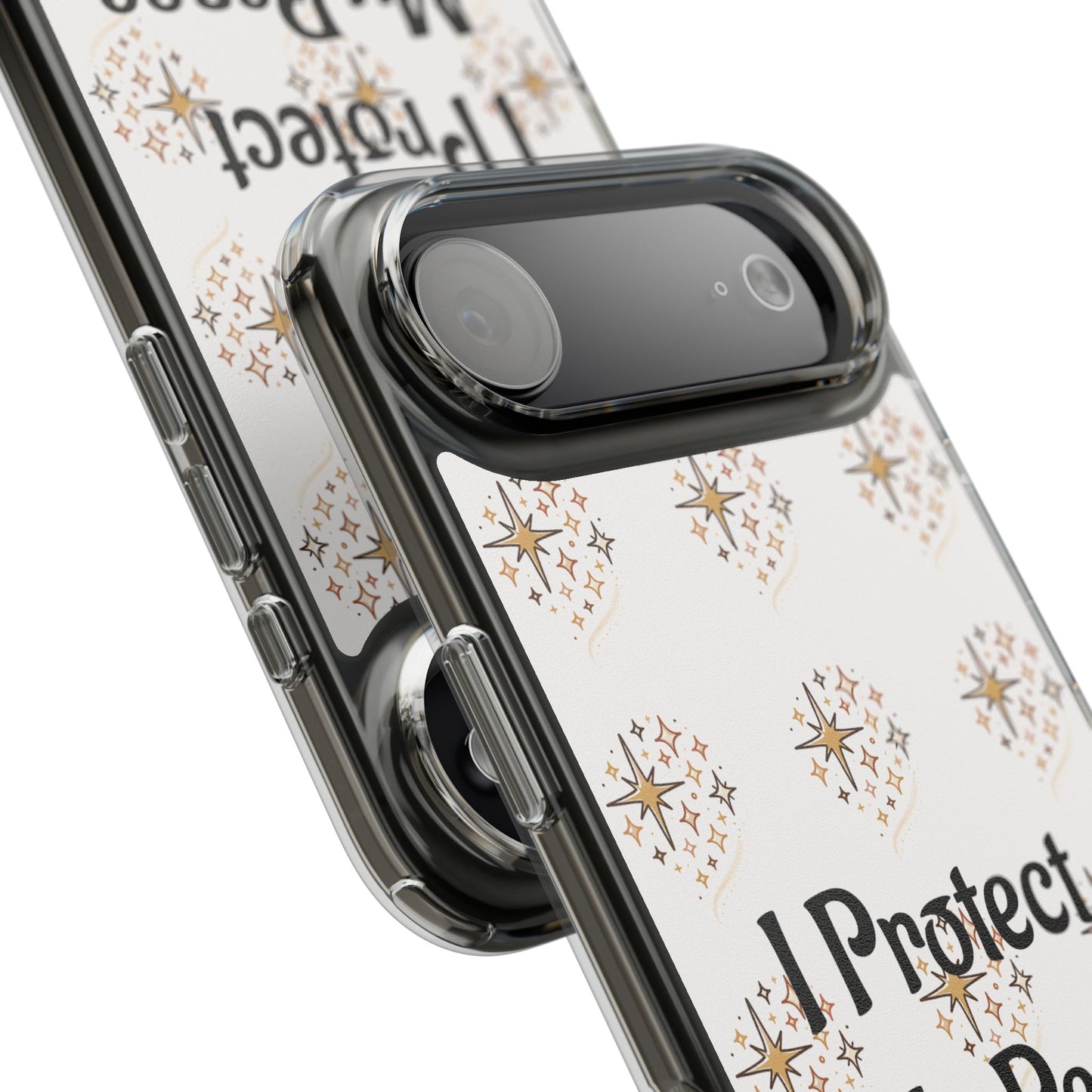 Protect My Peace Clear Impact-Resistant Phone Case