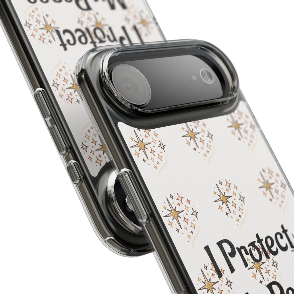 Copy of Protect My Peace Clear Impact-Resistant Phone Case