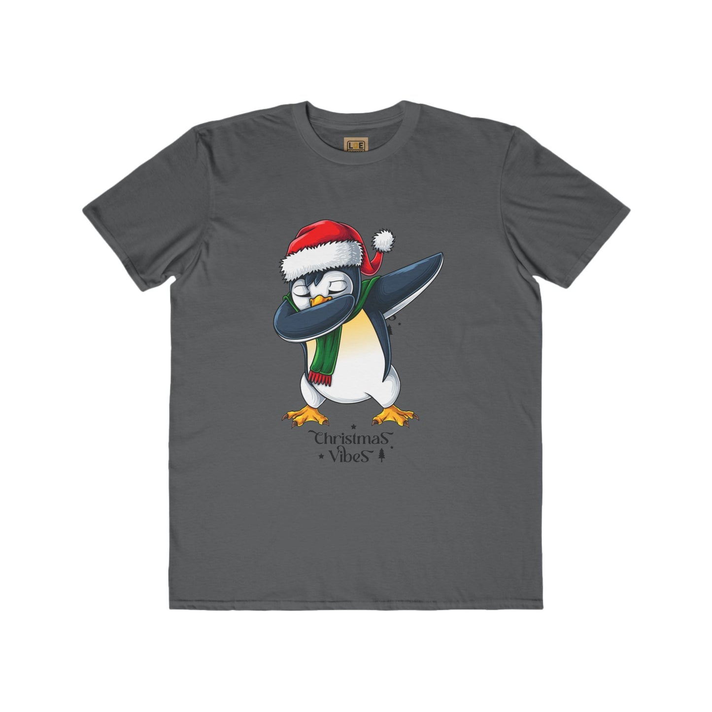 Men's Christmas Vibes Dabbing Penguin Tee