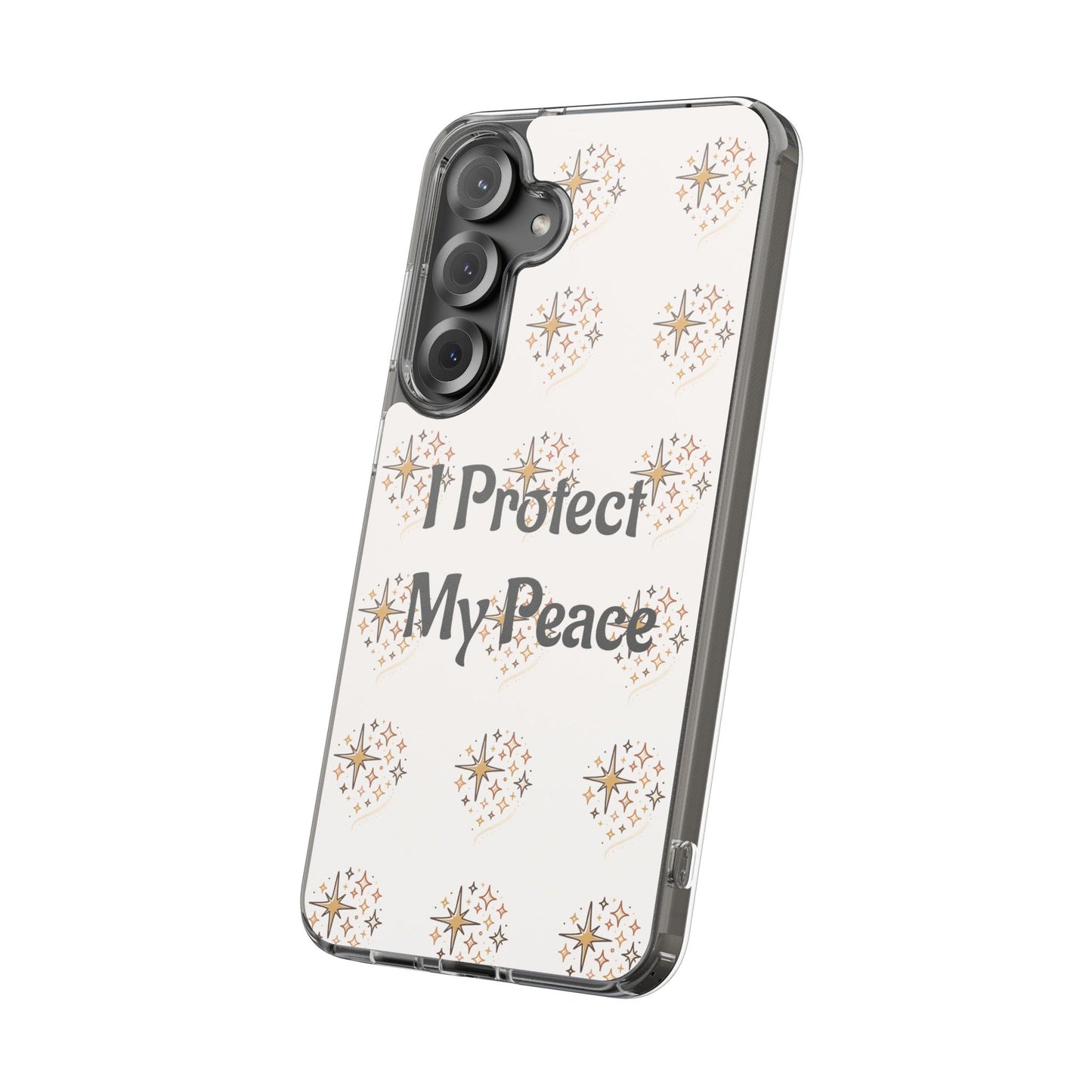 Protect My Peace Clear Impact-Resistant Phone Case