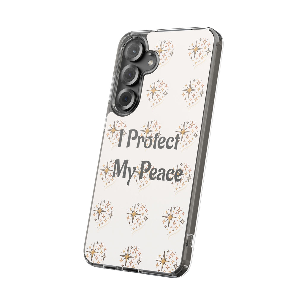Copy of Protect My Peace Clear Impact-Resistant Phone Case