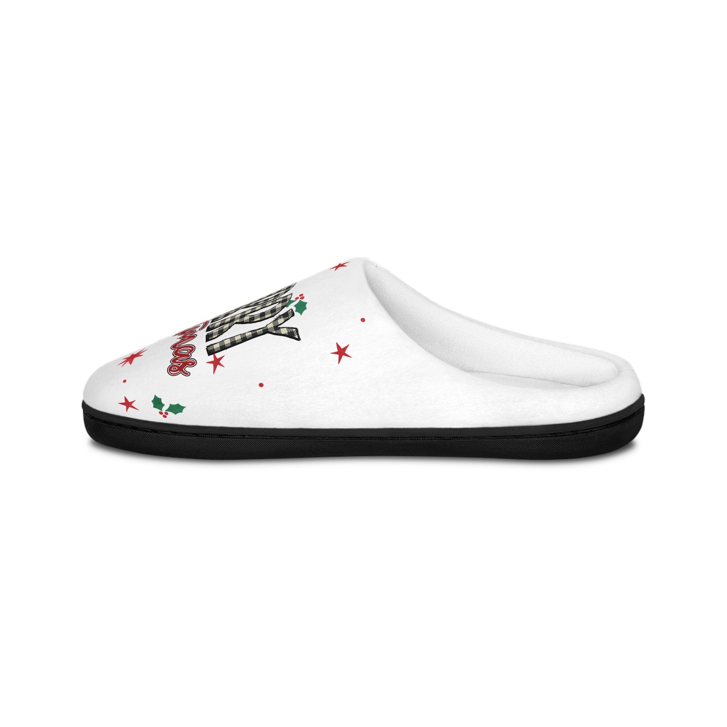 Lowkey Merry Christmas Slippers- Men's