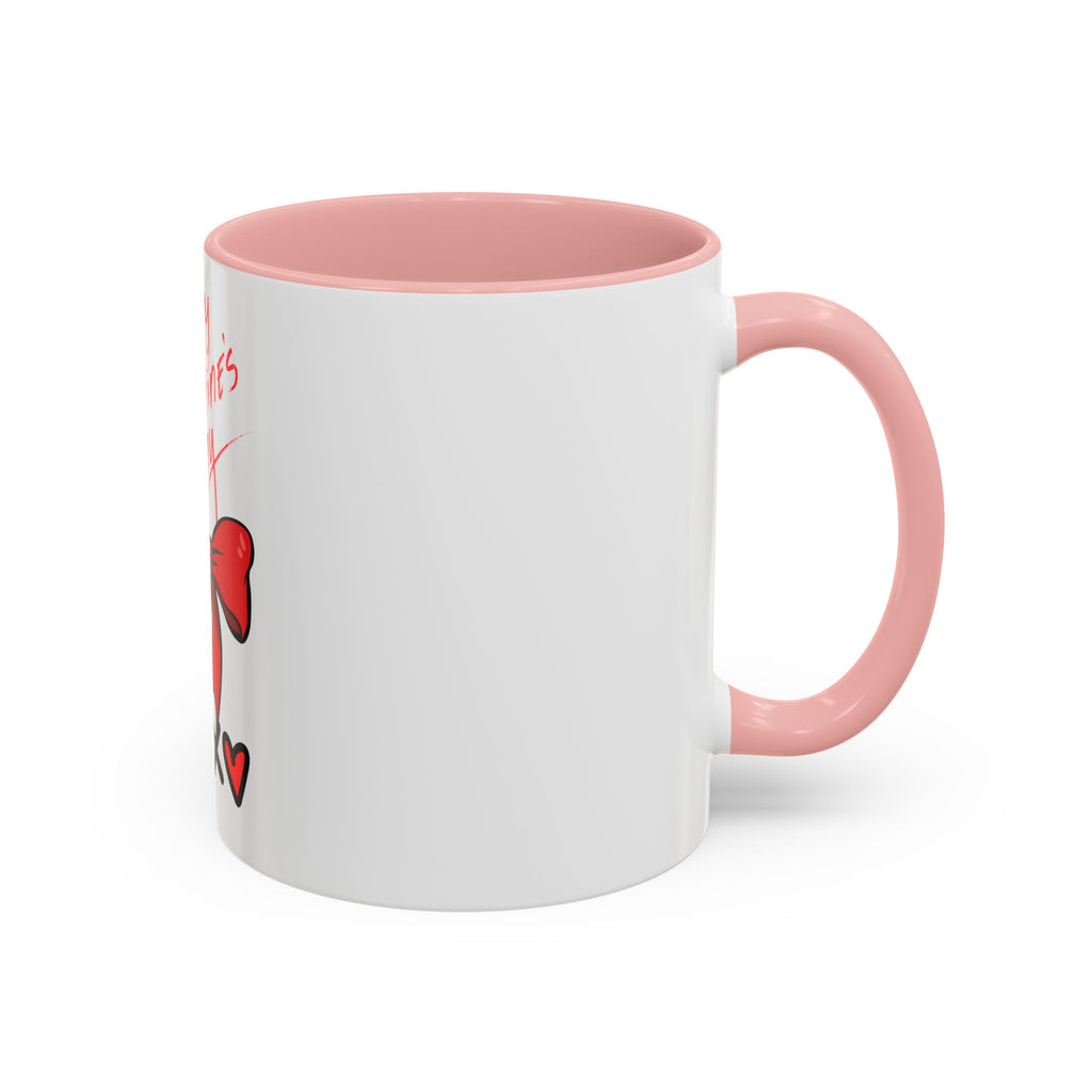 Happy Valentine's Day Bow & Hearts Coffee Mug