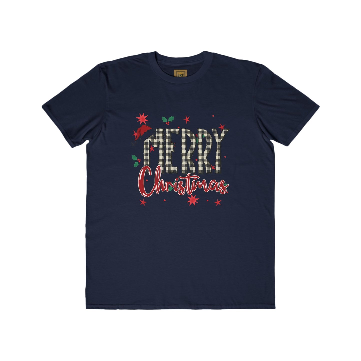 Lowkey Merry Christmas Men's Holiday Tee