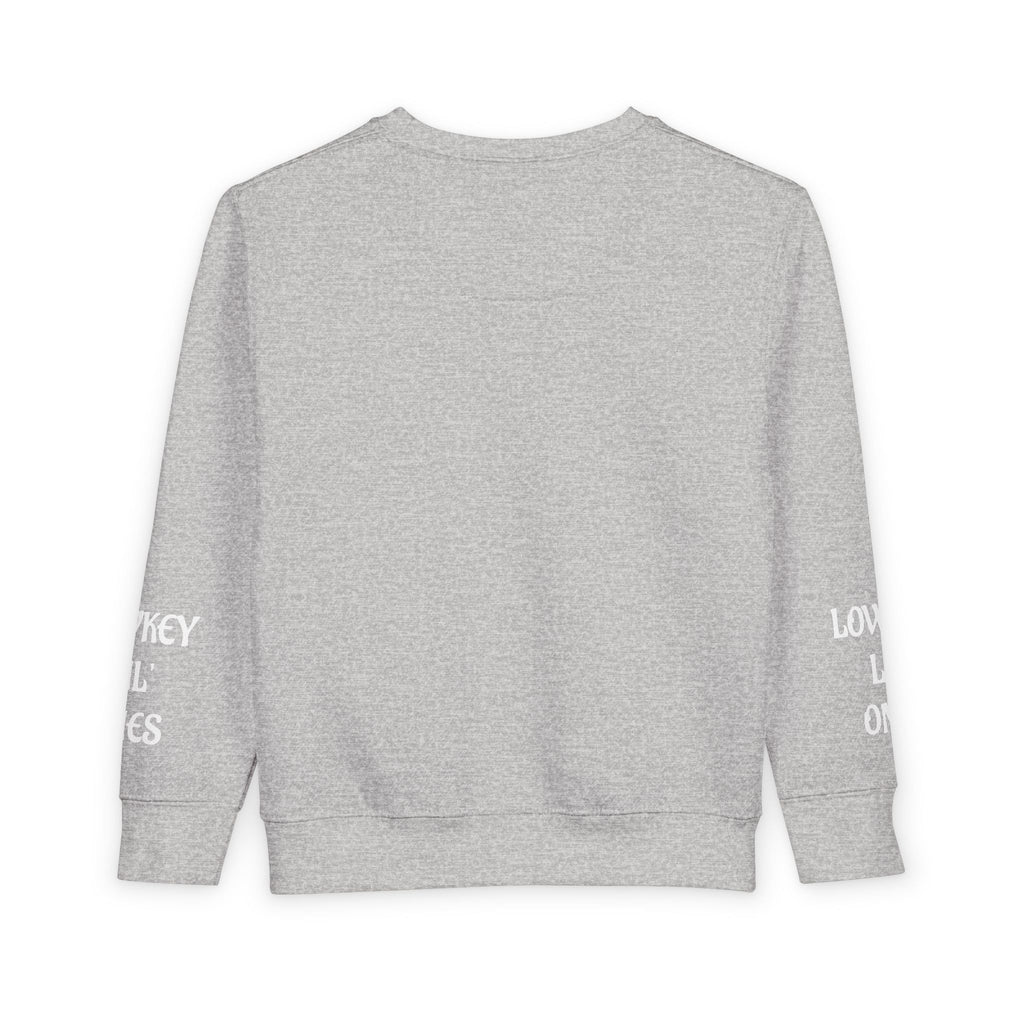 Lowkey Lil' Ones Merry Christmas Penguin Toddler Sweater