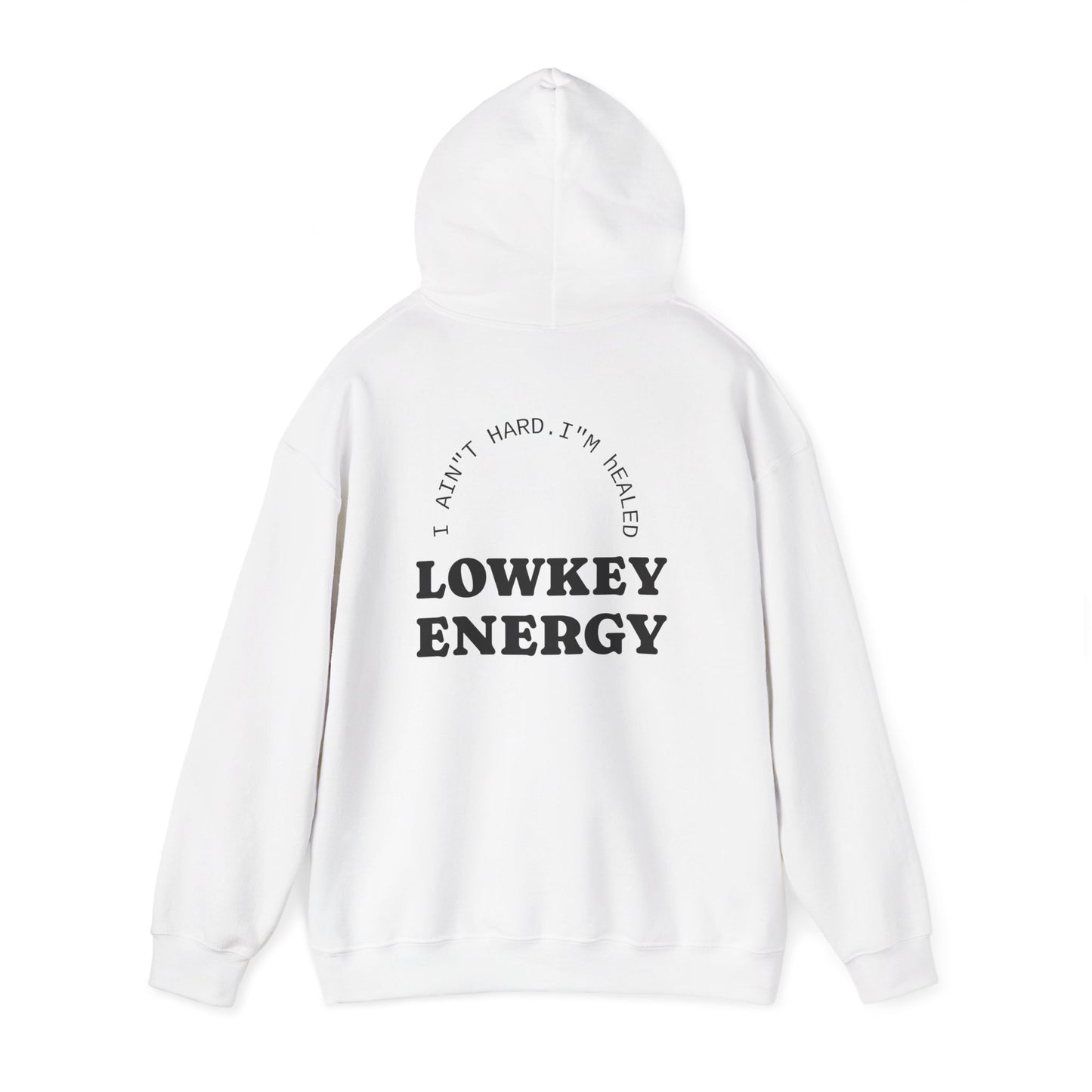 Unisex Heavy Blend™ Hooded Sweatshirt with 'Lowkey Energy' Design | Cozy Apparel for Casual Vibes, Gift for Friends, Everyday Comfort, [...]