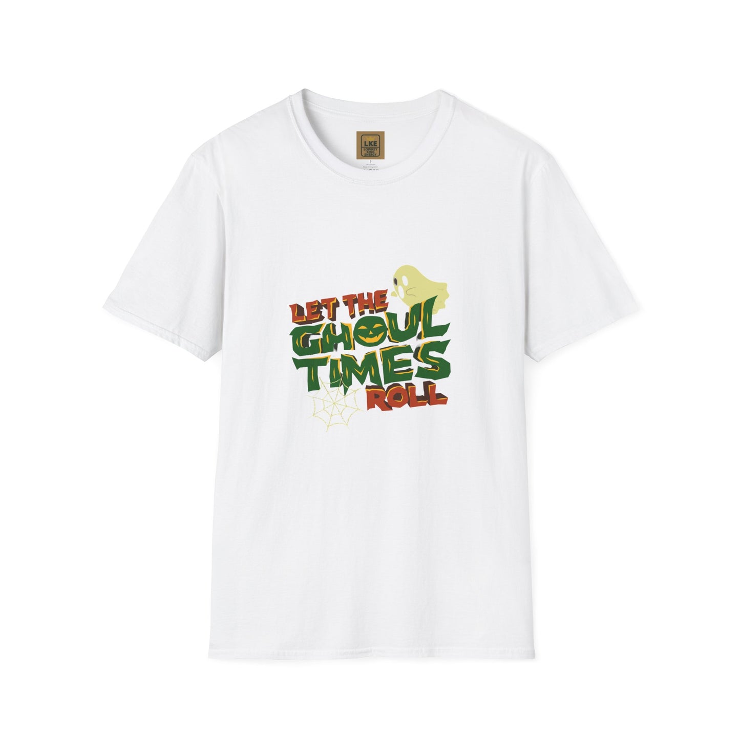 "Let The Ghoul Times Roll-Men's Halloween Tee"