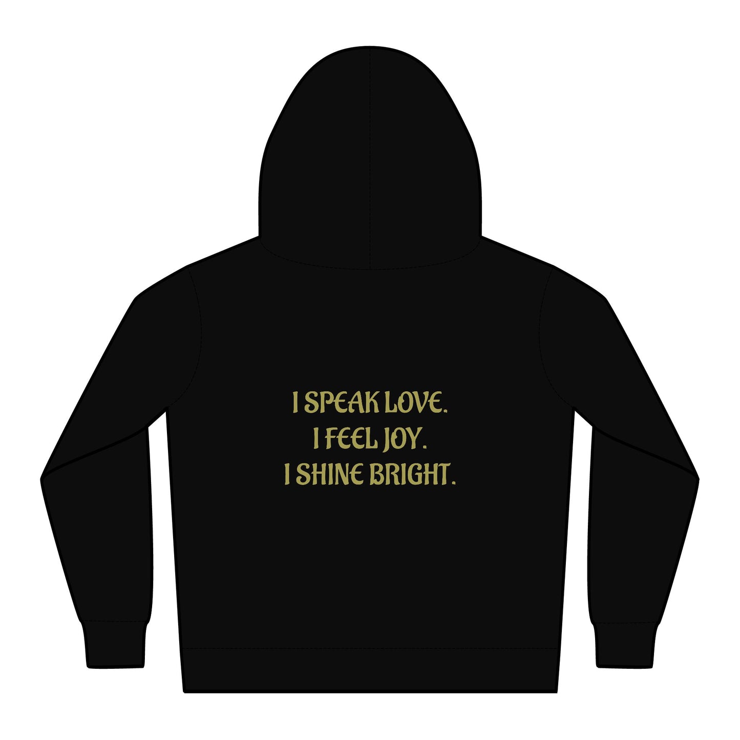 Lowkey Lil' Ones "I Speak love" Boys Affirmation Hoodie
