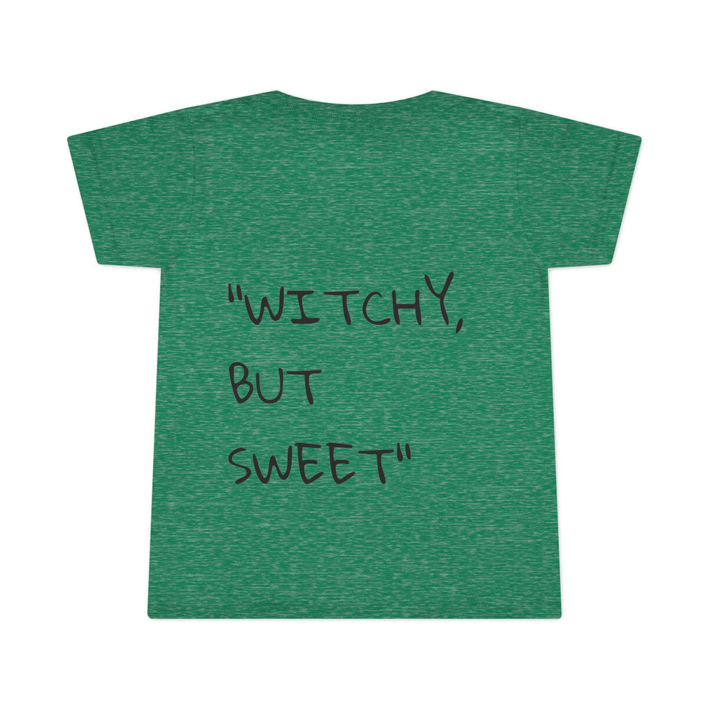 "Witchy But Sweet" Toddler Halloween Tee-Lowkey Lil' Ones Collection
