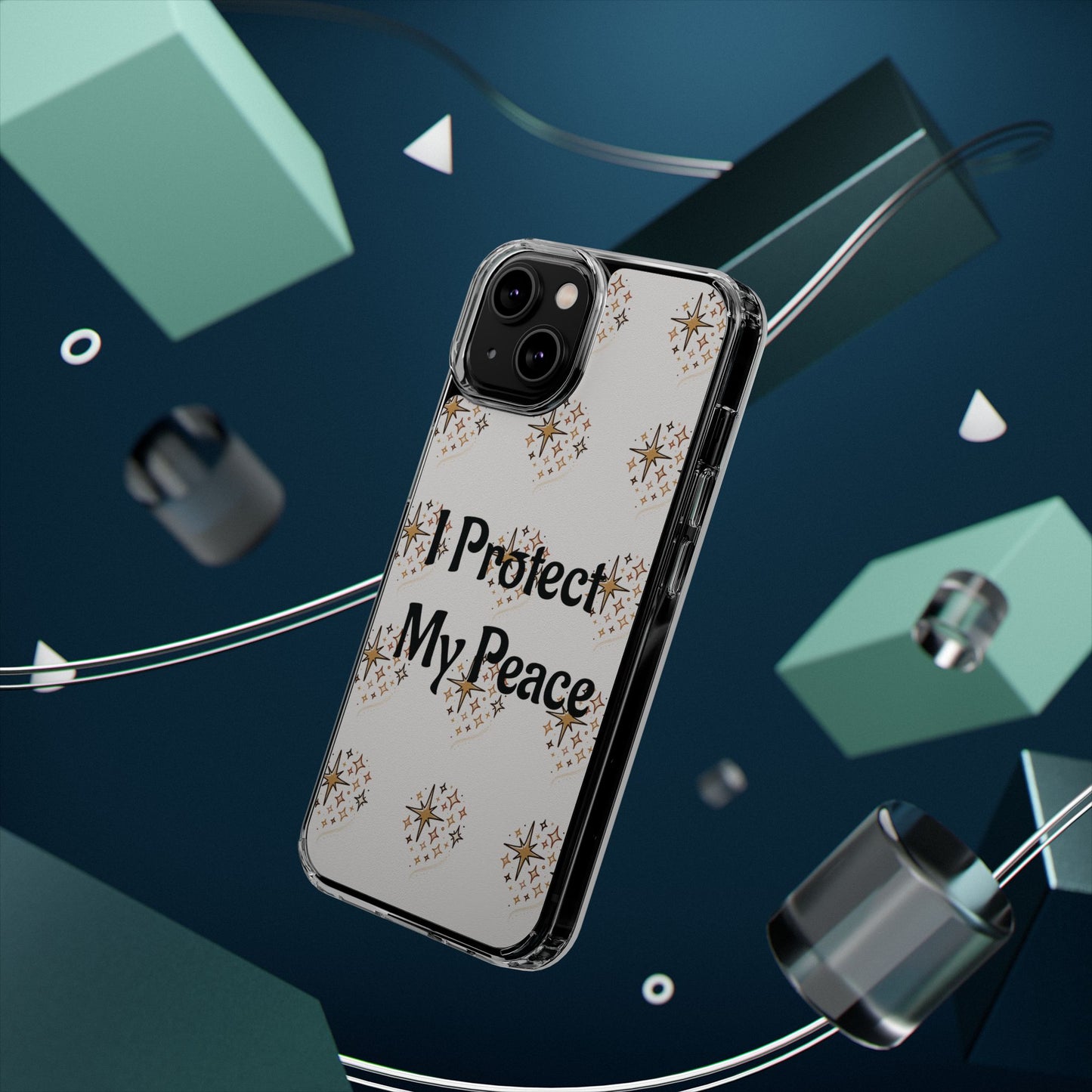 Copy of Protect My Peace Clear Impact-Resistant Phone Case