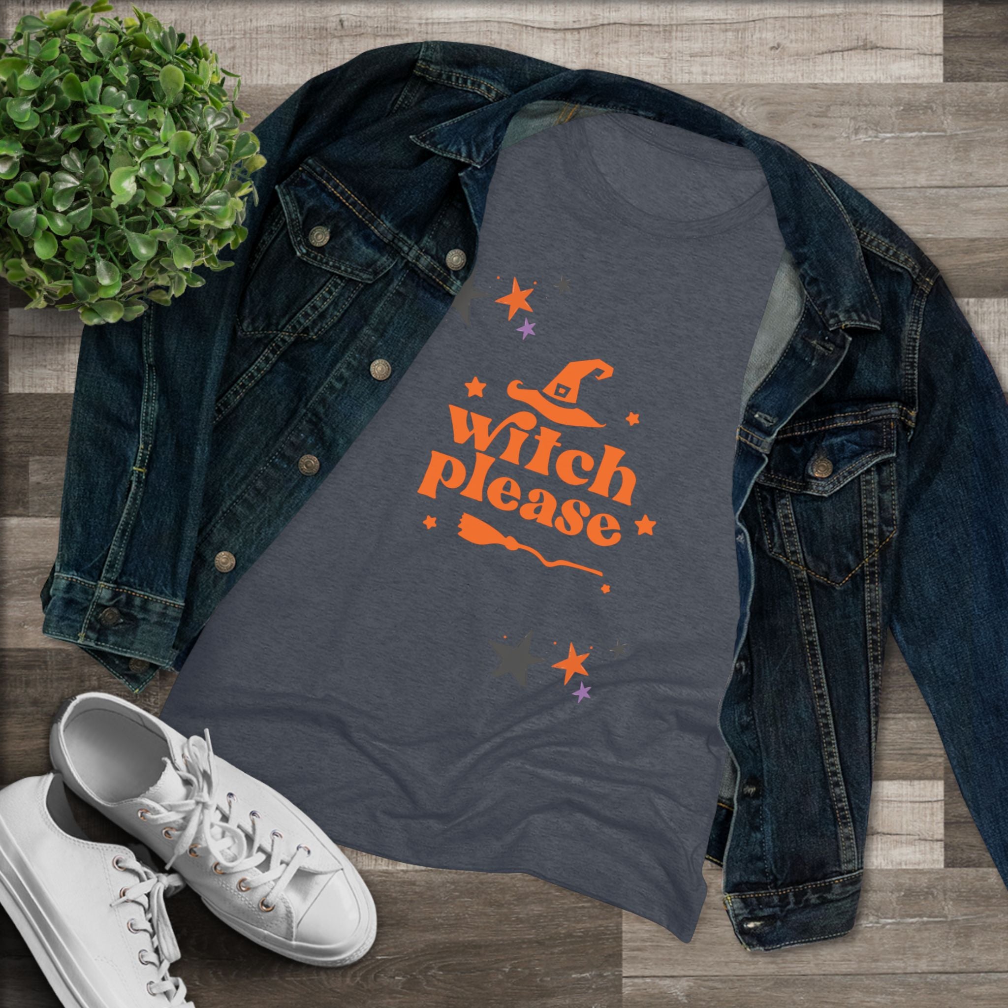 Witch Please Women's Triblend Tee -