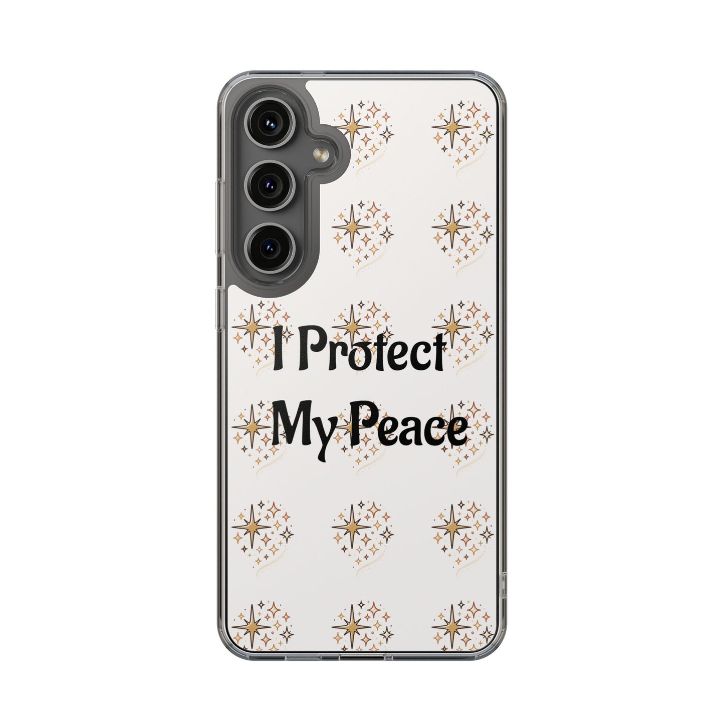Protect My Peace Clear Impact-Resistant Phone Case