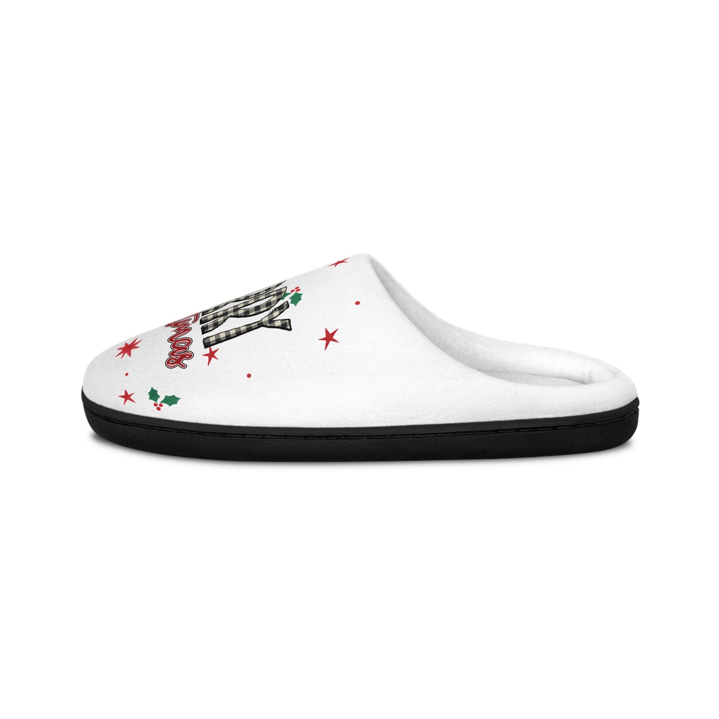 Lowkey Merry Christmas Slippers- Men's