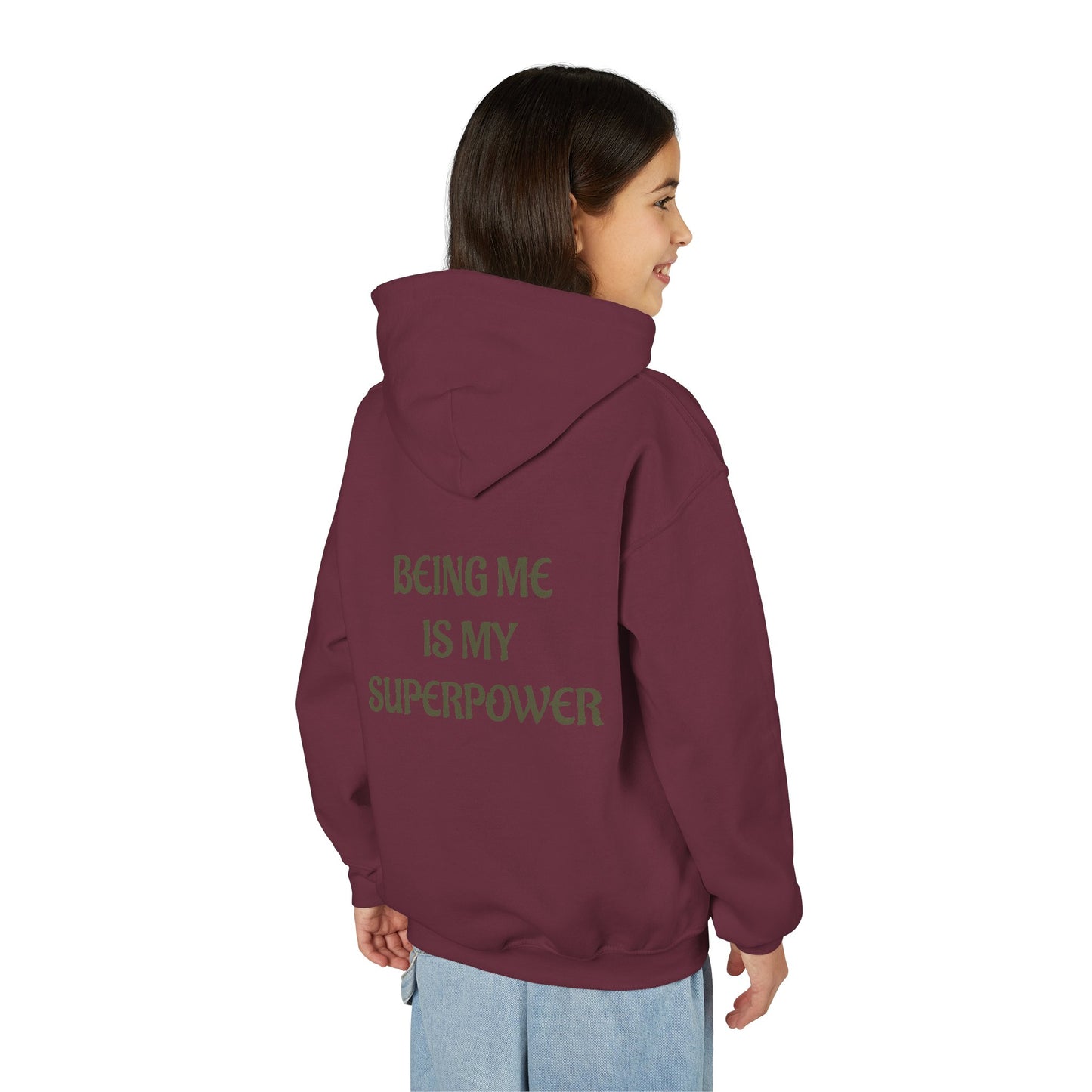 Lowkey Lil' Ones "peaceful Moon" Youth Hoodie- Calm Energy For Growing Queens
